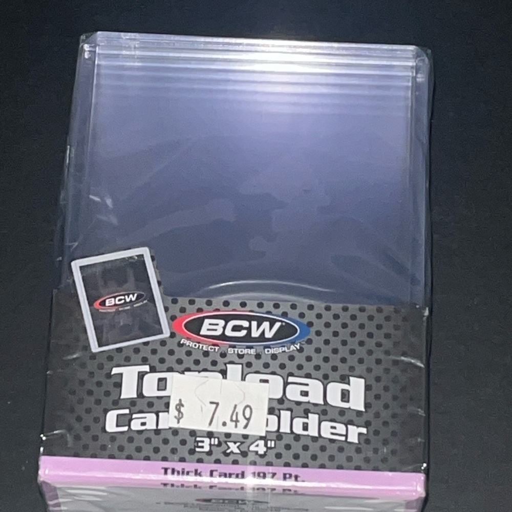 BCW Top Load Card Holder 197pt New Sealed Trading Card Holders